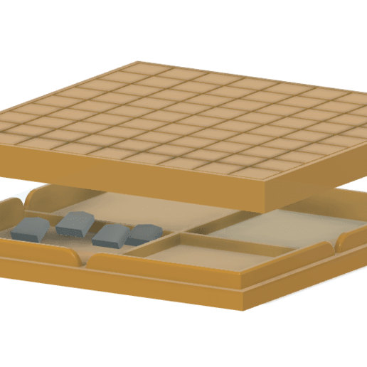 Achevée shogi ensemble 3D print model - Mito3D