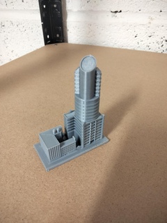 complexe greeble ville 3d print model - Mito3D