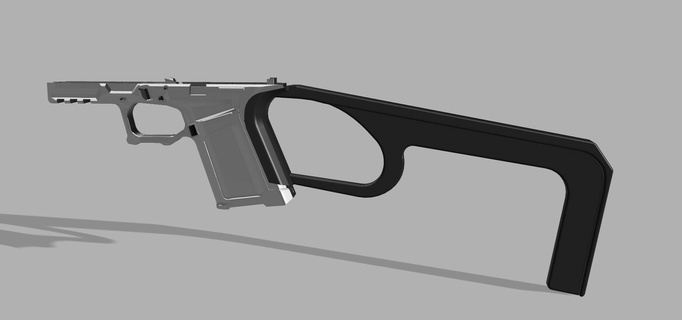 compliant pistol stock Various brace 3d print model - Mito3D