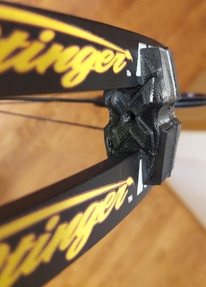 compound bow limb dampener - tpu- works pse stinger max archery compoundbow stingermax 3d print model - Mito3D