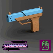 zusammengesetzte vr-Spiel Energie-Pistole bereit, drucken, montieren retro video-Spiel Waffe cosplay prop virtuelle Realität 3d print model - Mito3D