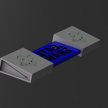 supporto per computer gadget il office science gioco 3d print model - Mito3D