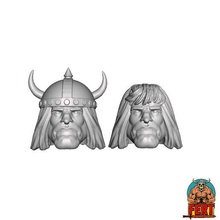 conan barbarian custom head set motu origins classics 3d print model - Mito3D