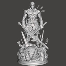 conan barbare promotionnel art statue 27 cms figure modèle 3d print model - Mito3D