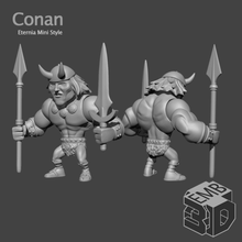 conan eternia mini's style 80s action figure barbarian dungeons dragons fantasy figures greyskull he-man male masters universe miniature miniatures motu muscles toy vintage war hammer 3d print model - Mito3D