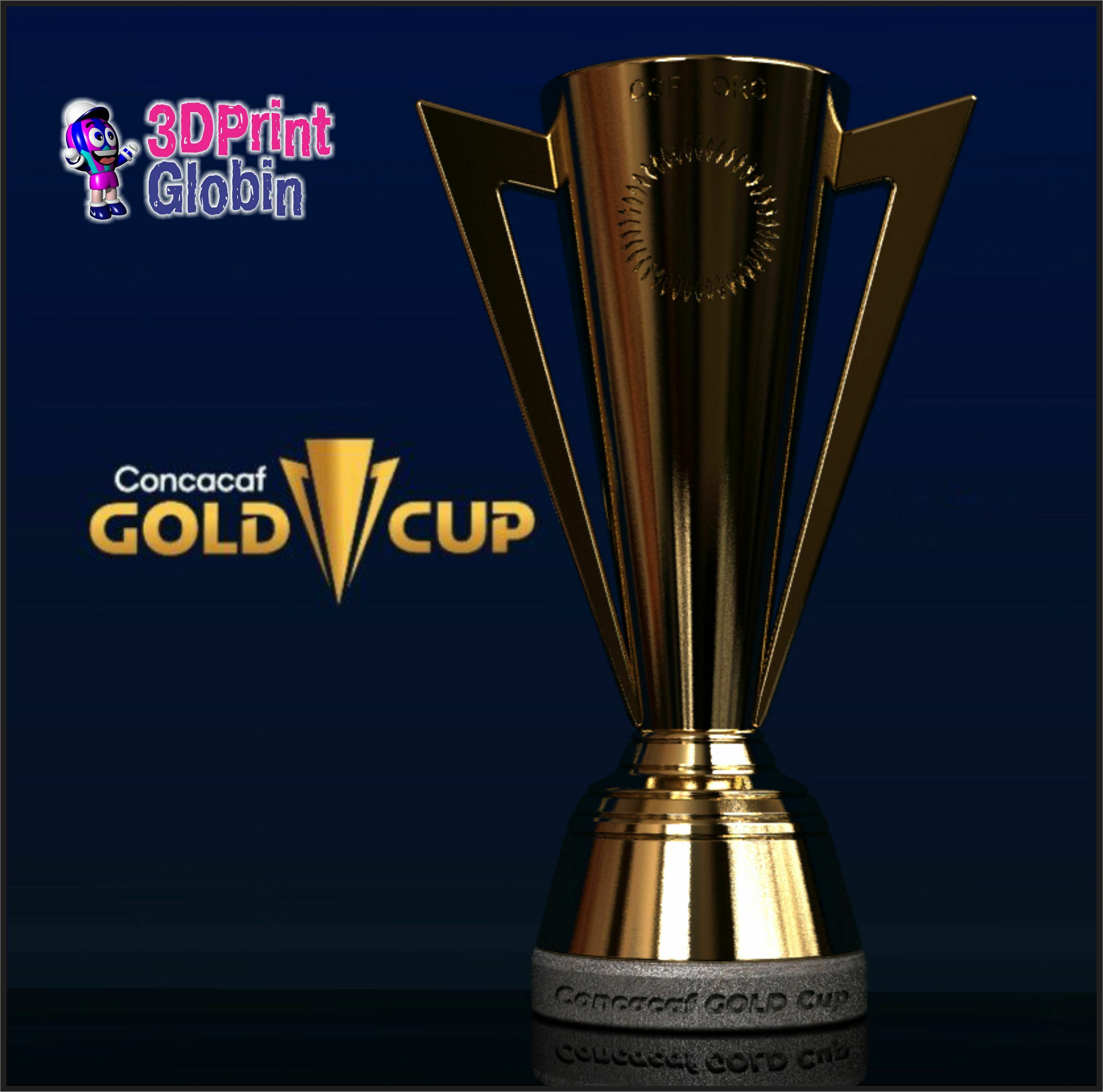 concacaf gold cup 2023 league europe spanish king's fifa messi champion world club soccer trophy 3D print model - Mito3D