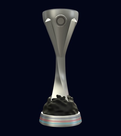 concacaf nations league trophy tools 3d model stl obj sport cup 3d print model - Mito3D