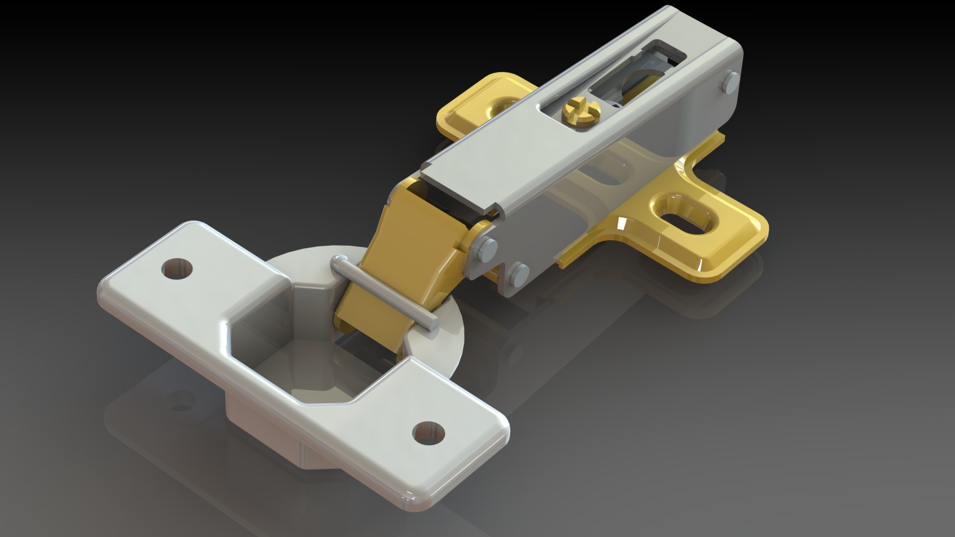 gizli menteşe tüketmek araçlar tüketim gizlemek 3D print model - Mito3D
