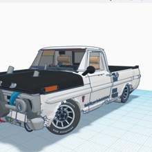 konsept araba Sanat oyuncak kamyon kedi araç model 3d print model - Mito3D