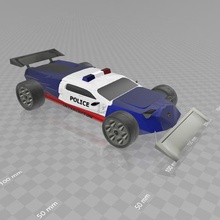 araba evo polis kavramı oyun araç çünkü spor sporcuydu psl Otomotiv süper yarış Fransız 3d gücü 3d print model - Mito3D