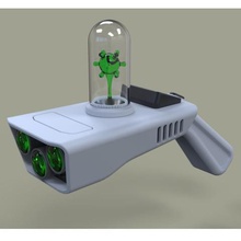 conceito de portal gun rick morty gadget sci-fi gratuito ficção científica 3d print model - Mito3D
