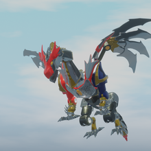 conceito convocar dragão Kamen cavaleiro agito brinquedo açao figura Dragão fera monstro personagem arte 3d print model - Mito3D
