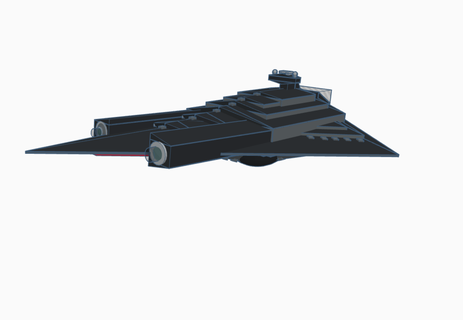 concordia class stardestroyer guerres étoiles espace navire étoile 3d print model - Mito3D