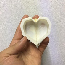 concrete mold heart pot tool plants diy 3d print model - Mito3D
