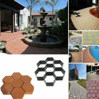 concrete mould garden slabs tiles slab mold 3d print model - Mito3D
