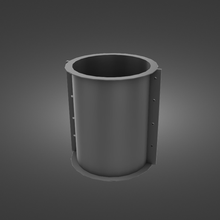 concrete plants pot form 3d print model - Mito3D