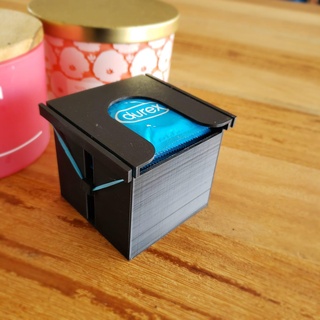 condom box - zgmaker fun erotic durex dispenser 3d print model - Mito3D