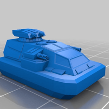 condor heavy hovercraft Kunst Modelle battletech Fahrzeug 3d print model - Mito3D