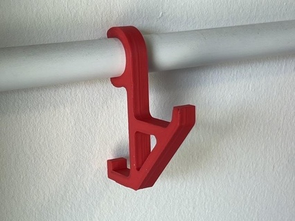 conduit hook hanger wall organization 3d print model - Mito3D