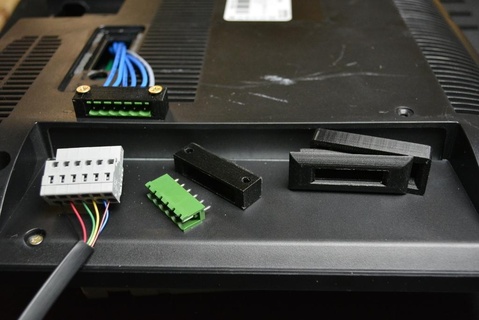 conector base gadget 3d print model - Mito3D