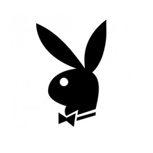 conejo playboy - tavşanı sanat işaretleri logolar conejita coneja 3d print model - Mito3D