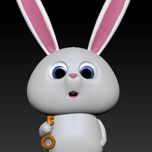 conejo snowball mascotas rabbit pets animal disney 3d print model - Mito3D