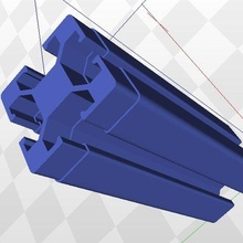 conectable extrusión herramienta 3d impresora partes bar 3d print model - Mito3D