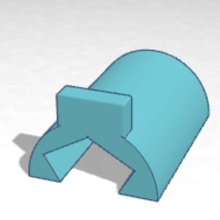 liaison agrafe Juwel composteur thermique serrer 3d print model - Mito3D