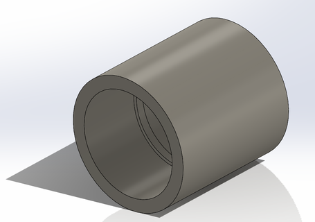 conexión 32mm cloruro polivinilo tubería 3d print model - Mito3D