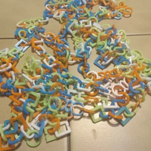 connettore tenda gioielleria maglia genere alfabeto frizione flettere ce ka 3d print model - Mito3D