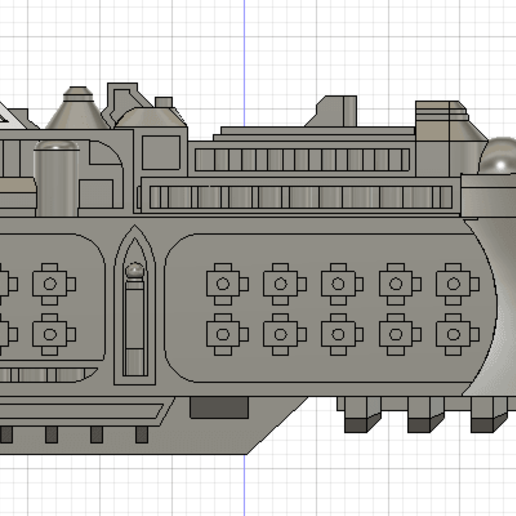 conquest-Klasse star galleon battle fleet gothic Spiel warhammer battlefleetgothic Schiff Raumschiff warhammer40000 wh40k transport imperialfleet imperium miniaturen wargame battlefleet Spiele - Spielzeug Brettspiel 3D print model - Mito3D