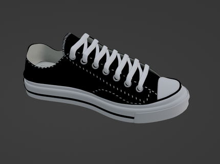 conserse bchuck taylor star classic low 3d print model - Mito3D