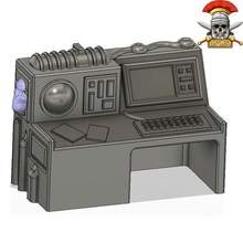 console objetivo marcador jogo wh40k wargame fantasia sci-fi 3d print model - Mito3D