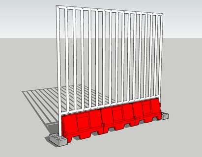 Konstruktion Barriere 3d print model - Mito3D