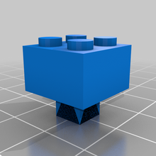construcción ladrillo membrana tecla Lego personalizado compatible computadora 3d print model - Mito3D