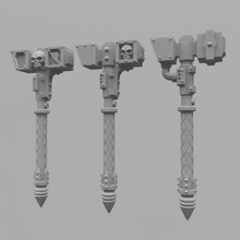 construction hammers thunder game hammer space marine adeptus astartes deathwing dark angels terminator power weapon warhammer 40k 3d print model - Mito3D