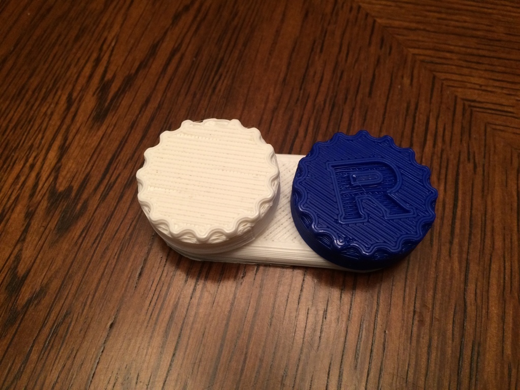 contato lente caso bainha banheiro recipiente 3D print model - Mito3D