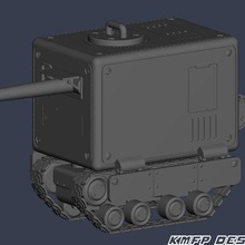 container tank a1c 3d print model - Mito3D