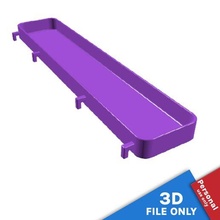 récipient 30x55x2cm espace rangement Ikea skadis outil panier poubelle baignoire boîte plateau carte 39 impression panneau perforé organiser Mots clés 3d print model - Mito3D