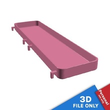 récipient 30x75x2cm espace rangement Ikea skadis outil panier poubelle baignoire boîte plateau carte 39 impression panneau perforé organiser Mots clés 3d print model - Mito3D