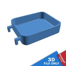 récipient 6x75x2cm espace rangement Ikea skadis outil panier poubelle baignoire boîte plateau carte 39 impression panneau perforé organiser Mots clés 3d print model - Mito3D