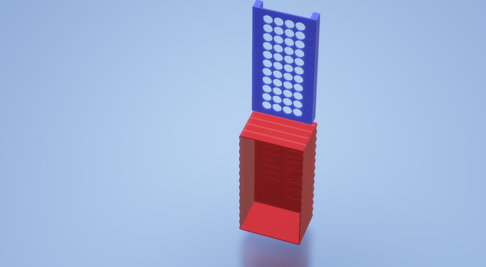 Container Batterie aaa Lager Platz Batterien Gadget Sicherheit Mehrfachwerkzeug Box aa 9v 3D print model - Mito3D