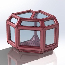 container corner windows kit 3d print model - Mito3D