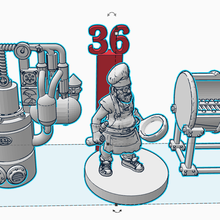 konteyner ızgara cin damıtıcı mini oyun 3d print model - Mito3D