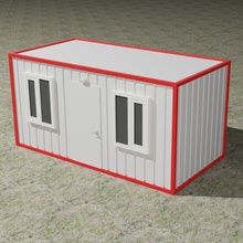 container house architecture ship consruction crate box transport building cargo post home 3d print model - Mito3D
