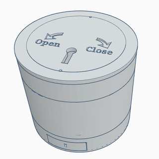Container abschließbar Geheimnis Schlüssel Box Kofferraum sperren Schweinchen Bank 3d print model - Mito3D