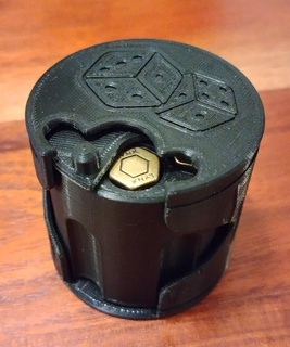 container lynx bullet dice 3d print model - Mito3D