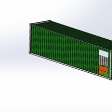 Container Büro 3d print model - Mito3D