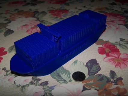container ship - carrier vehicles 3d print model - Mito3D