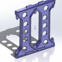 container support pillar variable kit 3d print model - Mito3D